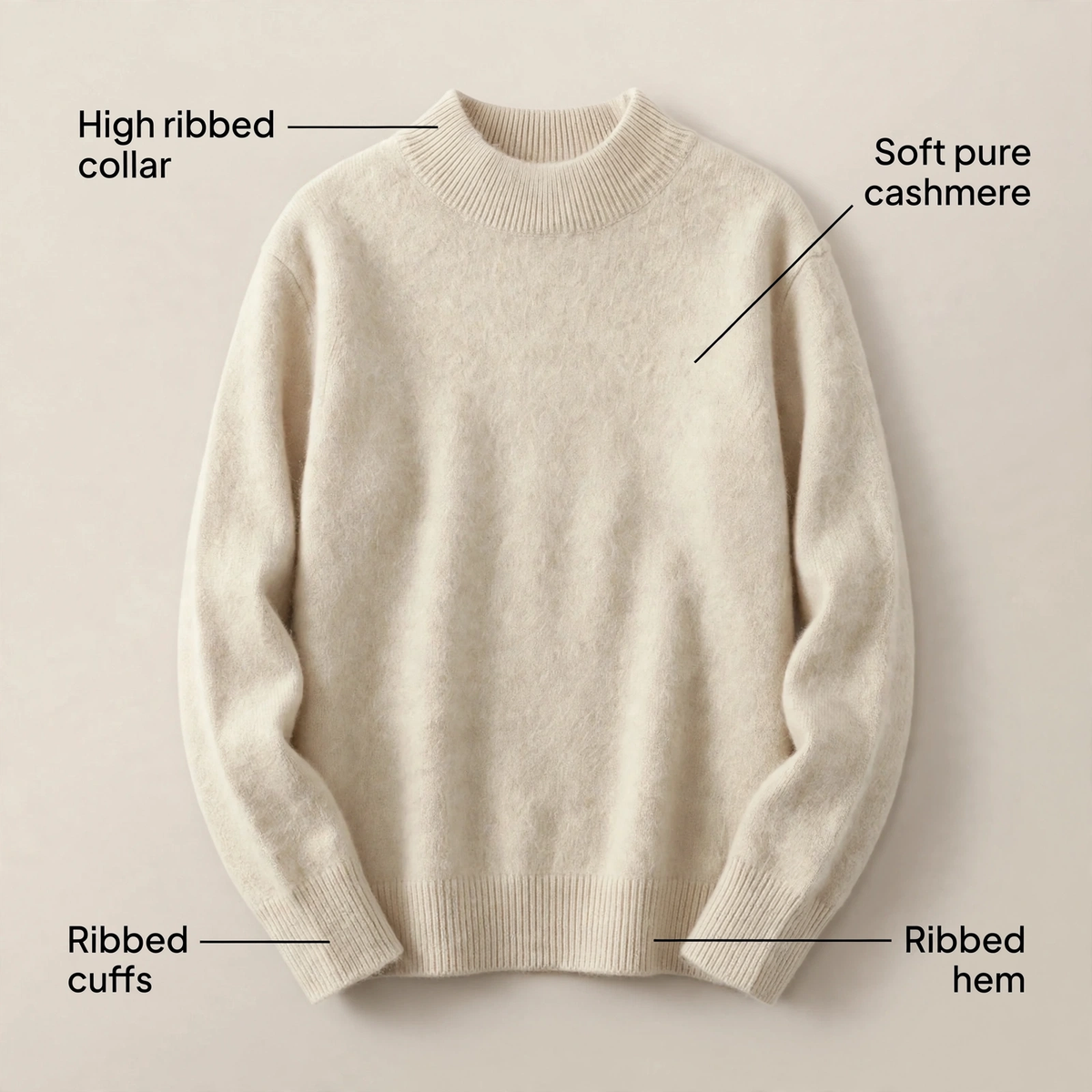 BUY 1, GET 1 FREE | CASHMERE SWEATER THE ESSENTIALS