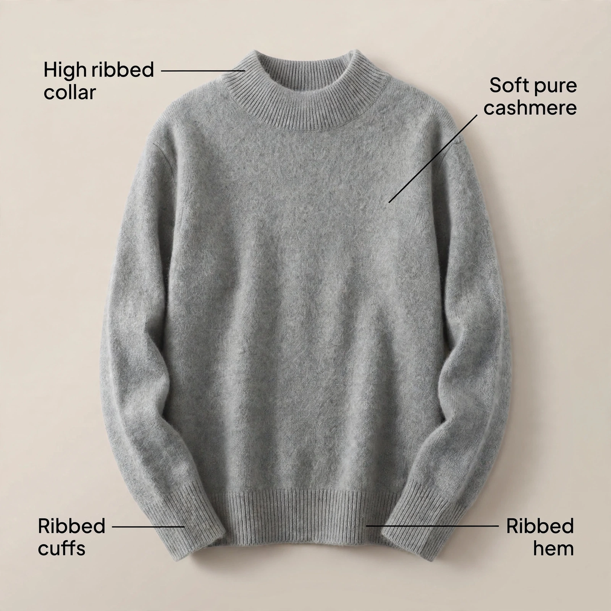 BUY 1, GET 1 FREE | CASHMERE SWEATER THE ESSENTIALS