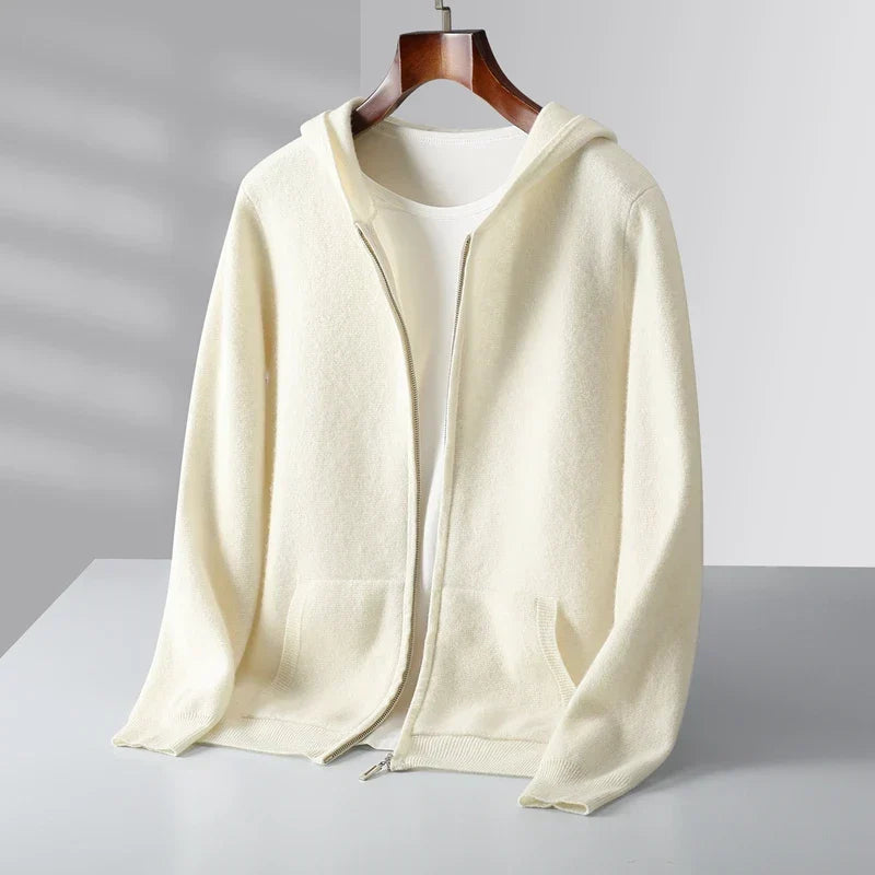 Caruso Cashmere Zip Hoodie