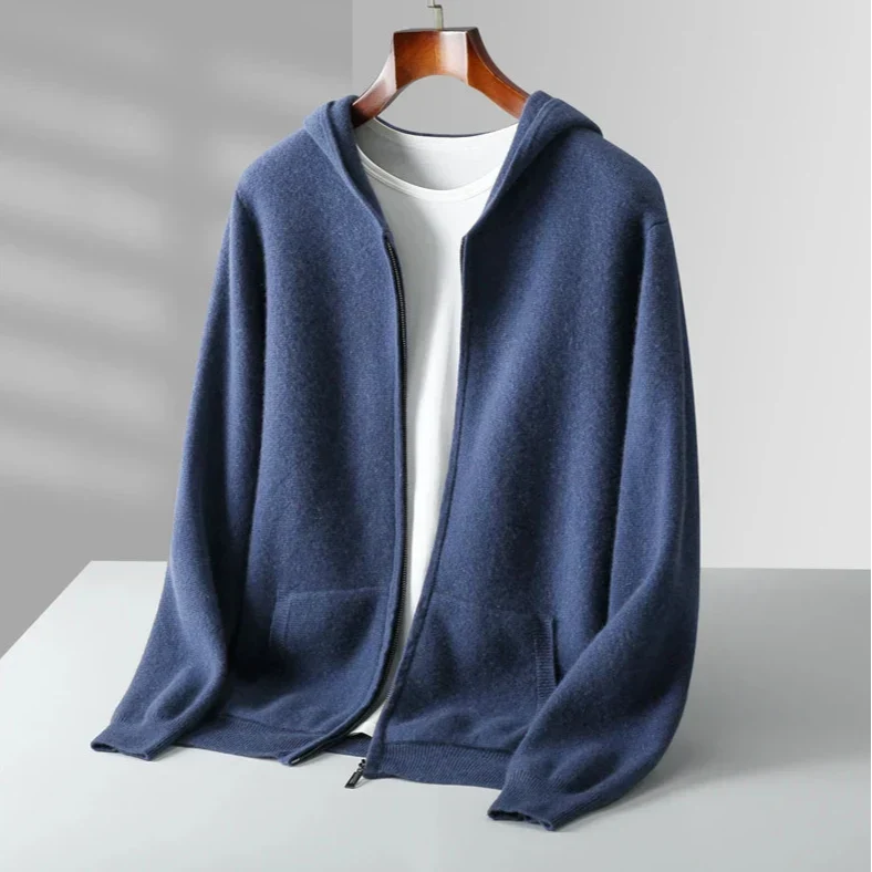 Caruso Cashmere Zip Hoodie